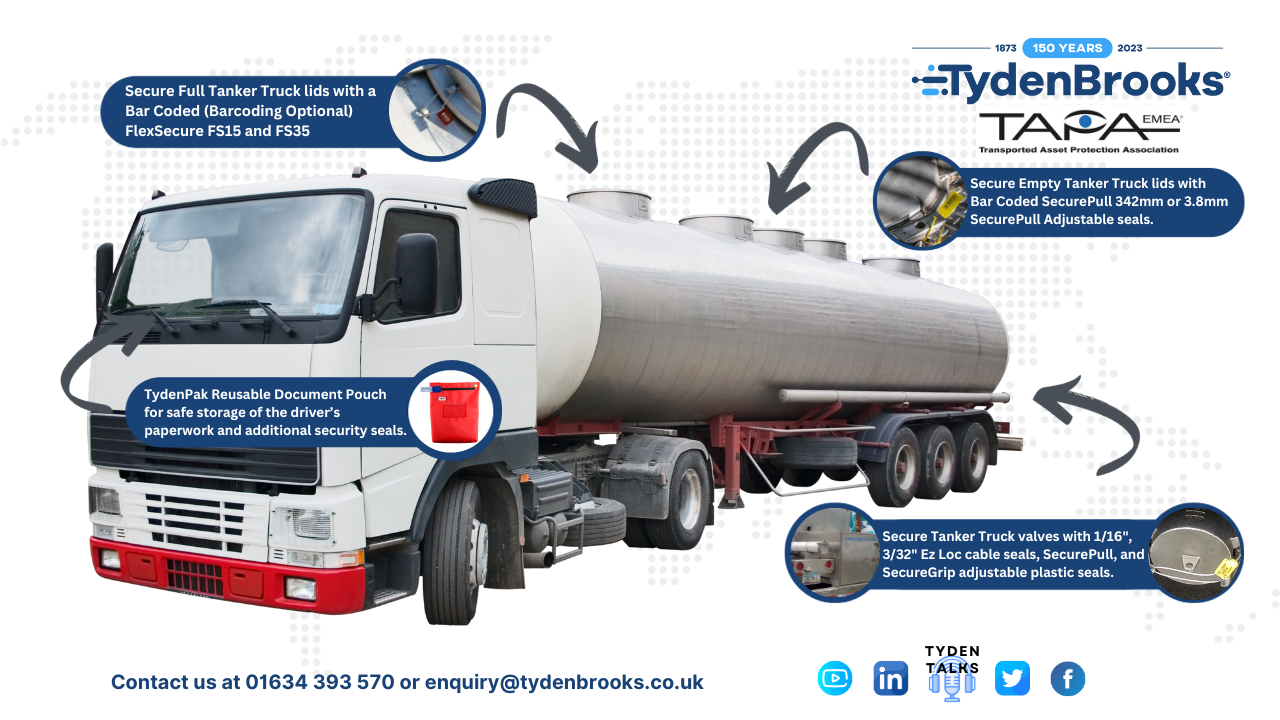 How to Secure Tanker Trucks and Railcars for the dairy industry